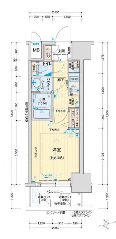 アドバンス北大阪ロワン  間取り