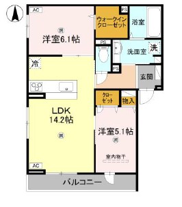 D-ROOM速見町 間取り