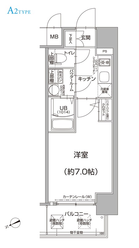 エスリード大阪梅田WEST 間取り