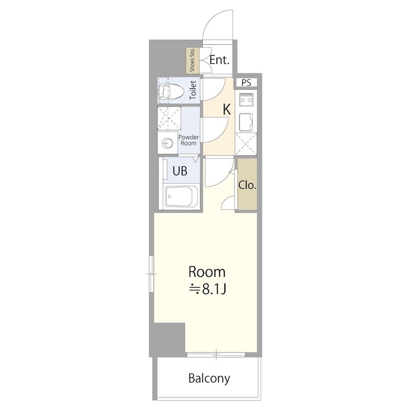 エスリード上前津LIVIA 間取り