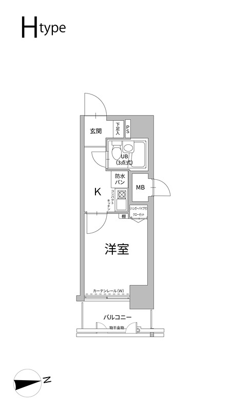 エスリード四条河原町 間取り