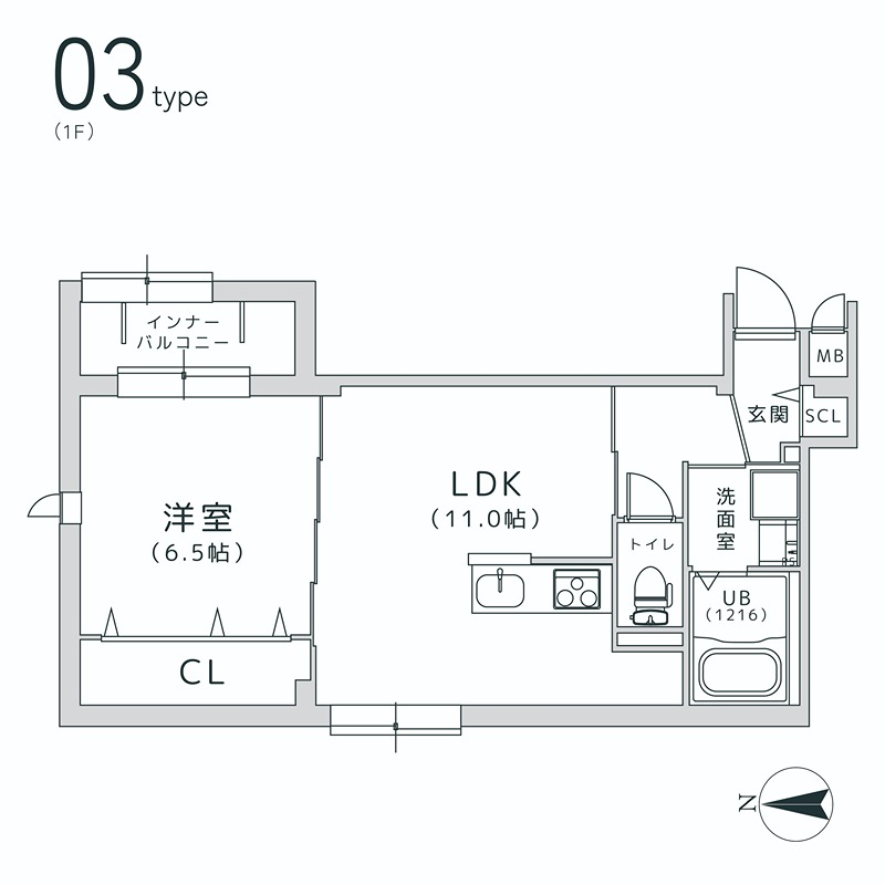 TRICERA Court 間取り