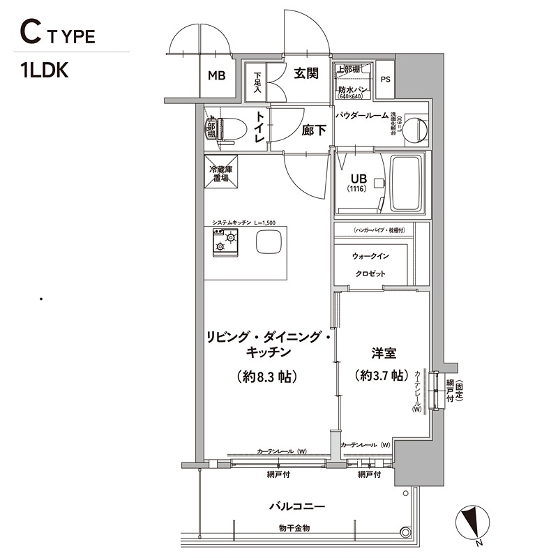 エスリード大阪リブレ 間取り