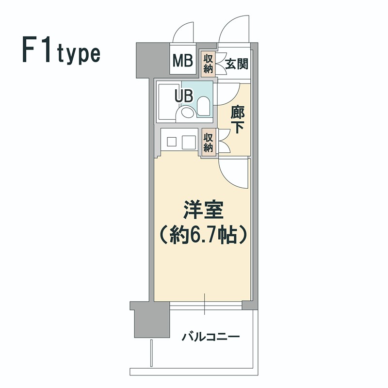 朝日プラザαポート神戸 間取り