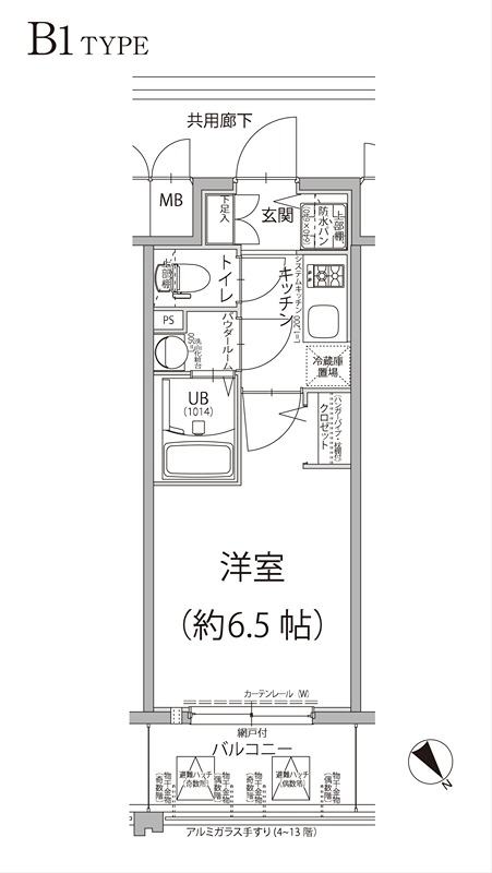 エスリード大阪プライムゲート 間取り
