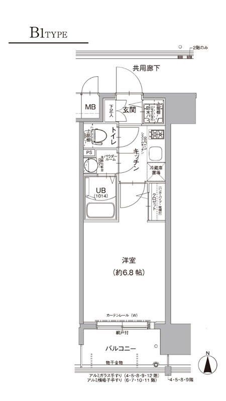 エスリード大阪STATION 間取り