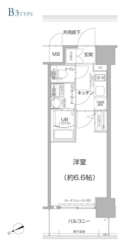 エスリード大阪梅田WEST 間取り