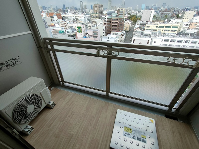 エスリード大阪上本町グリーズ ベランダ