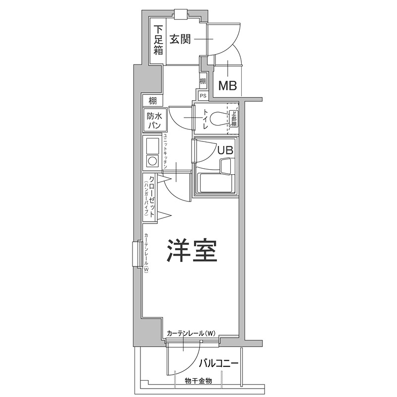 エスリード三宮フラワーロード 間取り