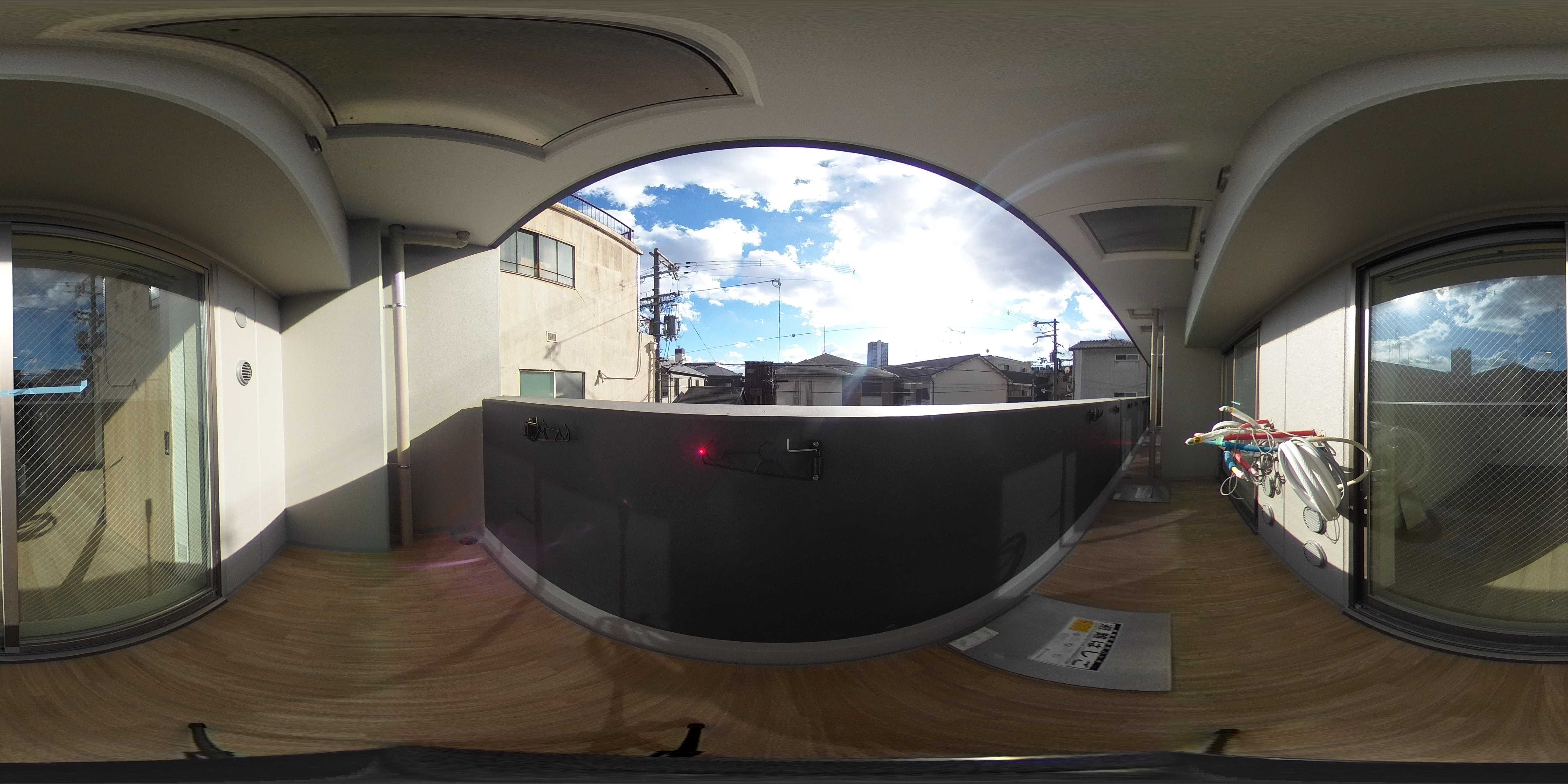 エスリード大阪城EAST ベランダ