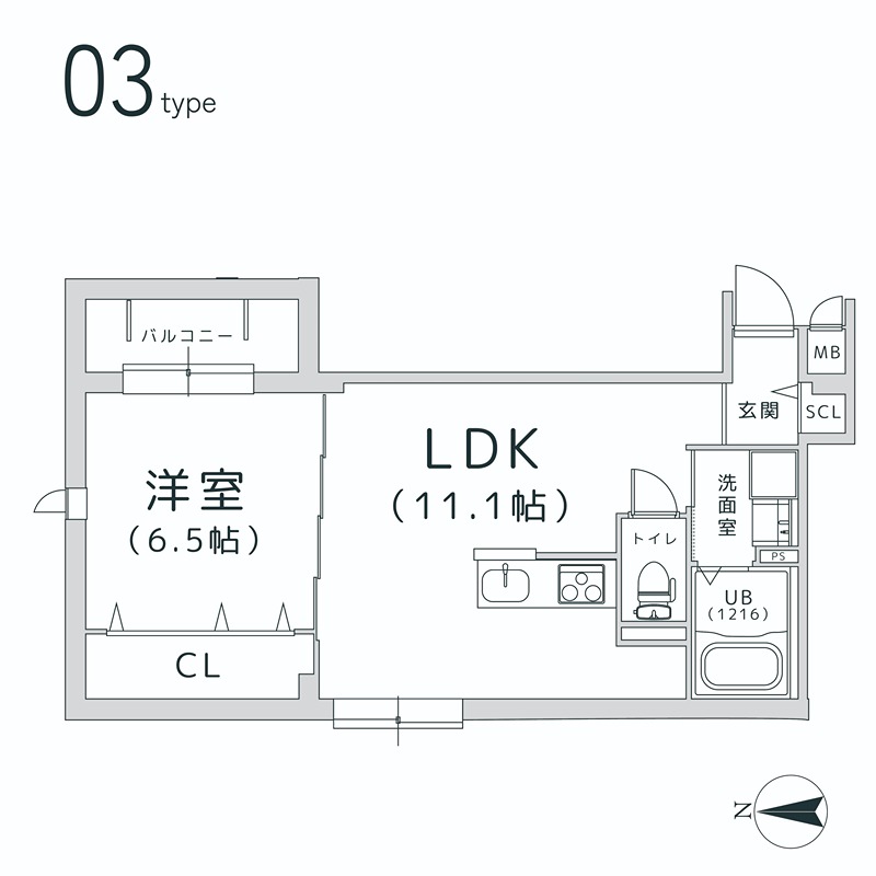 TRICERA Court 間取り