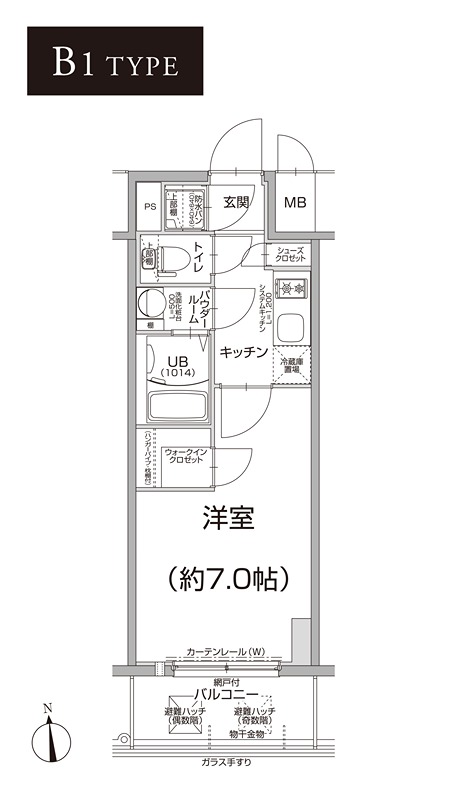 エスリード難波 THE FIRST 間取り