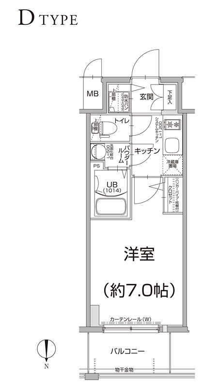 エスリード大阪上本町グリーズ 間取り