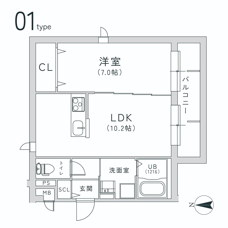 TRICERA Court 間取り