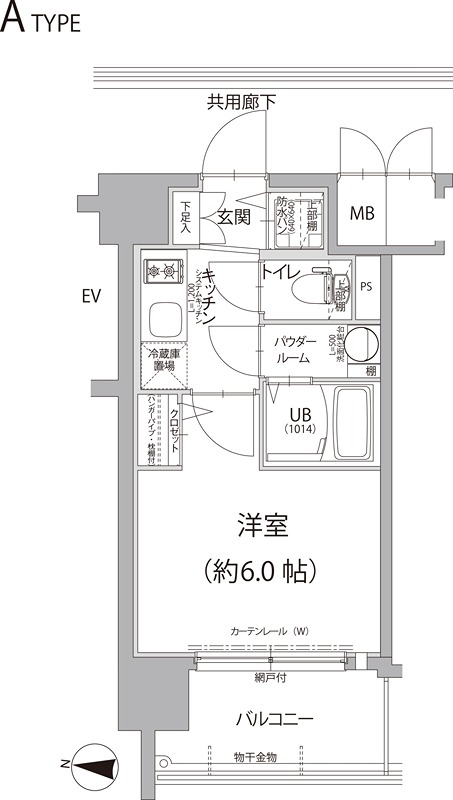 エスリード大阪梅田リュクス 間取り