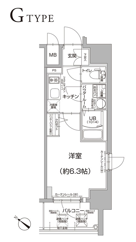 エスリードザ・ランドマーク神戸 間取り