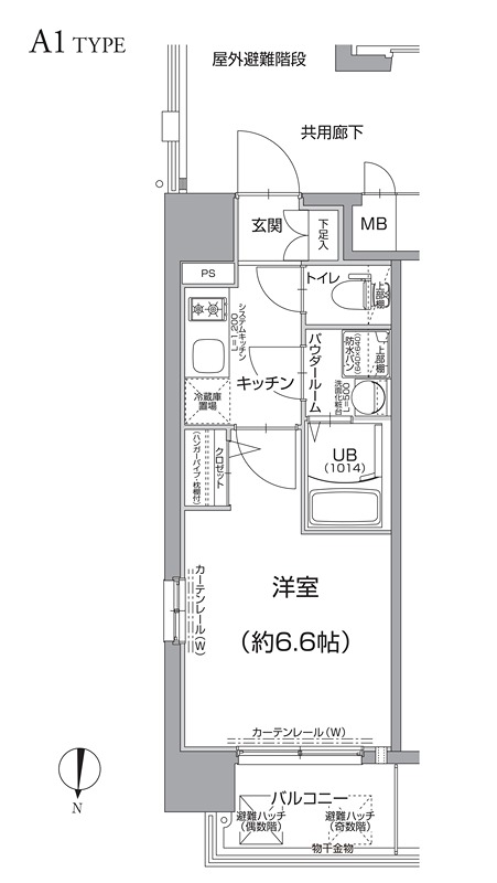 エスリードTENROKU 間取り