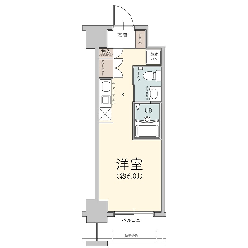 エスリード心斎橋西 間取り
