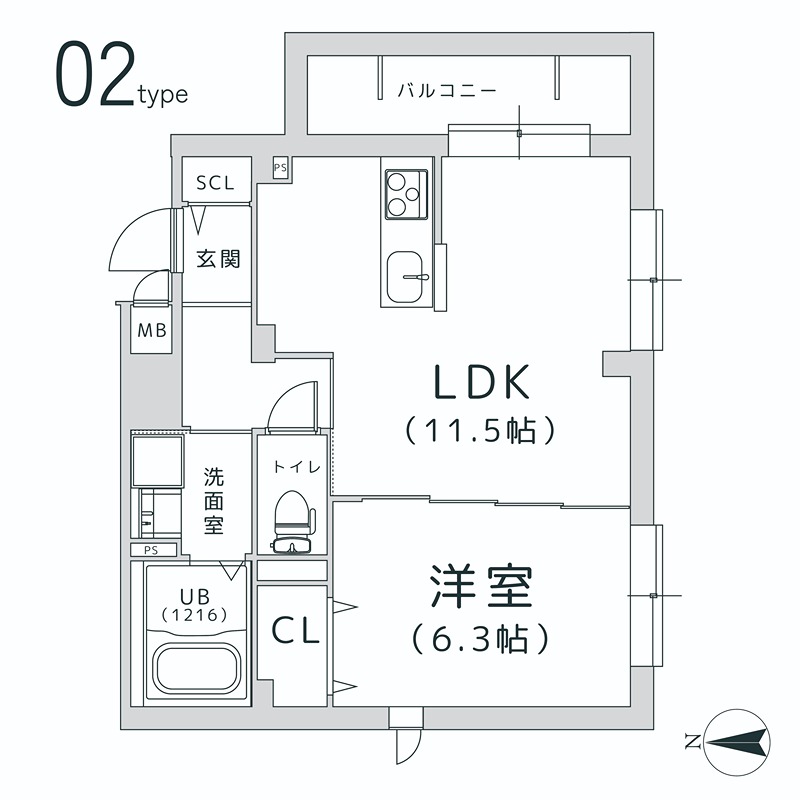 TRICERA Court 間取り