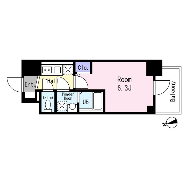 エスリード大阪NEXUS 間取り