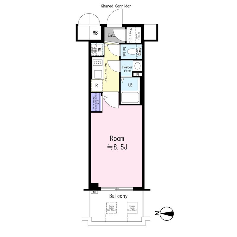 エスリード京都吉祥院 ヴィーナ 間取り