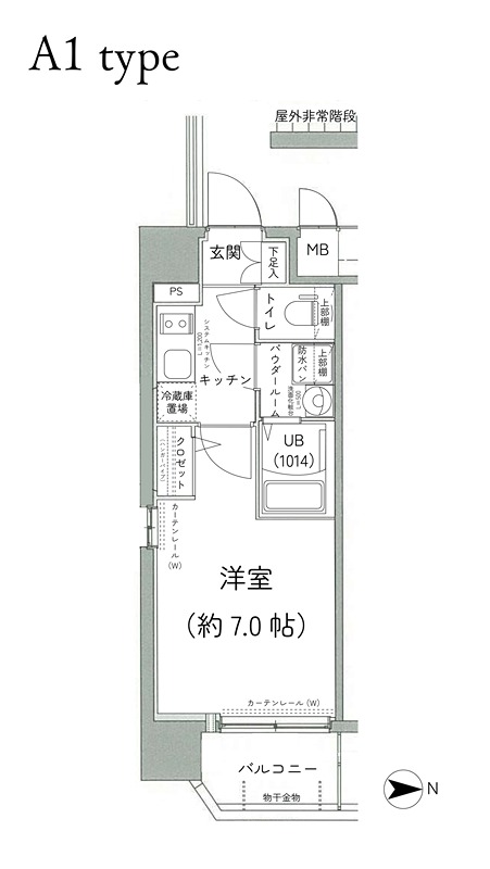 エスリード京橋アミュゼ 間取り