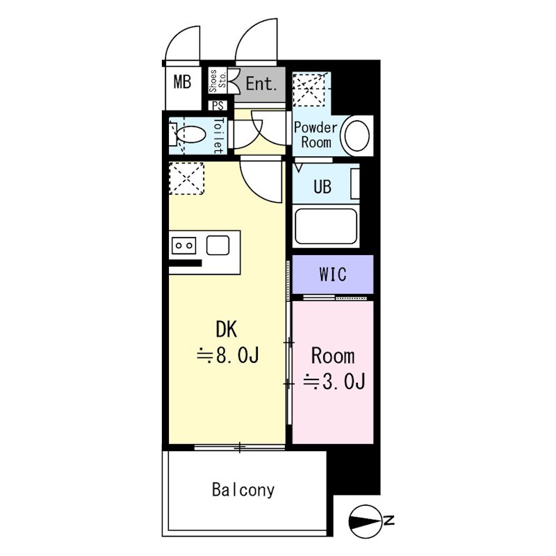 エスリード大阪CENTRAL 間取り