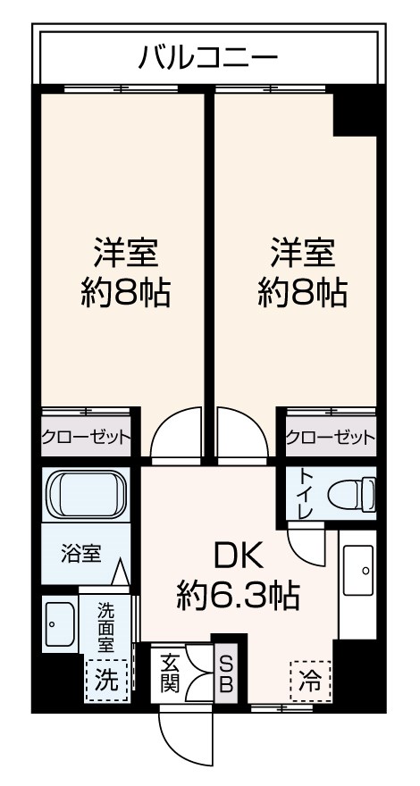[Sonare]コロナーレ B２タイプ 間取り