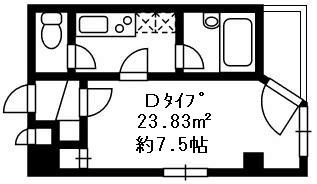 [Sonare]アリア本郷　Dタイプ 間取り