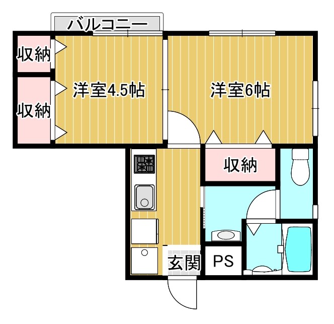 カサ・デ・ボニータ 間取り