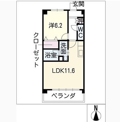 愛知県名古屋市瑞穂区中根町３丁目 間取り