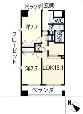 愛知県名古屋市熱田区白鳥町 間取り