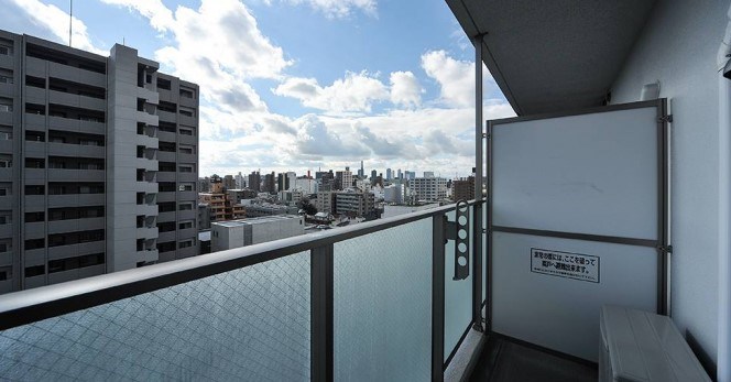 愛知県名古屋市東区山口町 ベランダ