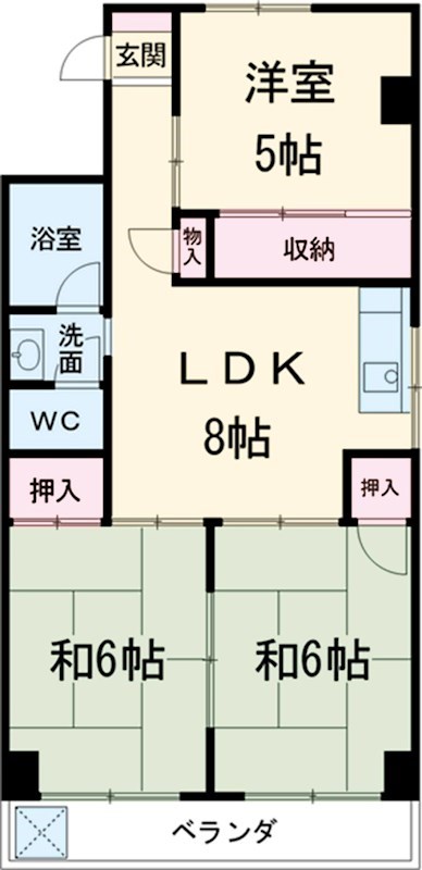 愛知県名古屋市守山区四軒家２丁目 間取り