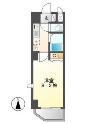 愛知県名古屋市中区古渡町 間取り