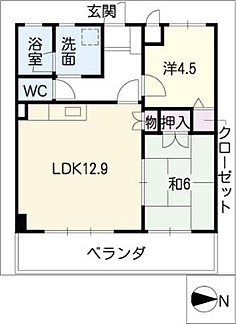 愛知県名古屋市名東区一社１丁目 間取り