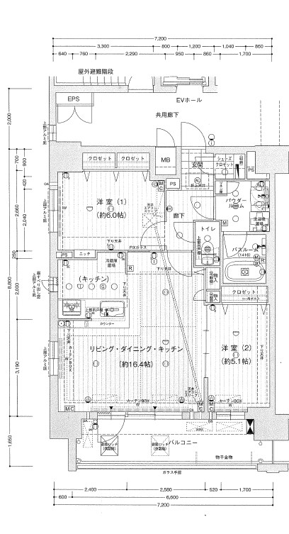 愛知県名古屋市千種区内山３丁目 間取り
