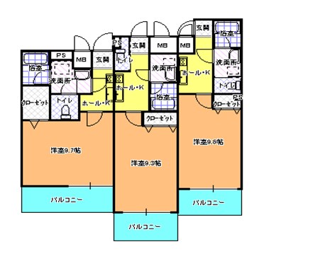 愛知県名古屋市中区新栄２丁目 間取り