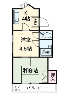 愛知県名古屋市中村区五反城町７丁目 間取り