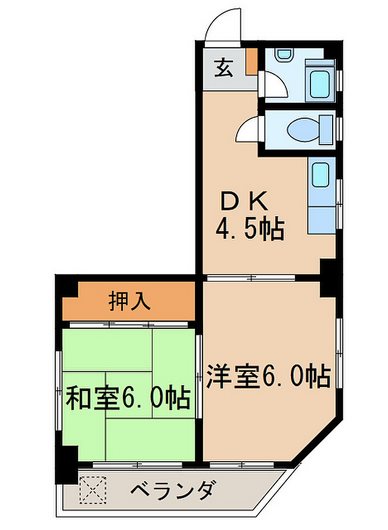 愛知県名古屋市東区筒井３丁目 間取り
