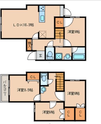 愛知県名古屋市千種区豊年町 間取り