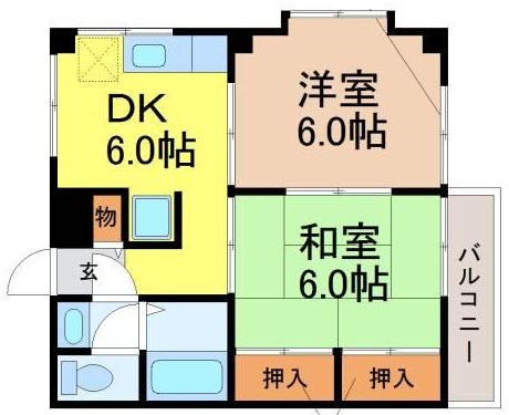 愛知県名古屋市千種区今池３丁目 間取り
