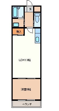 愛知県名古屋市東区筒井３丁目 間取り