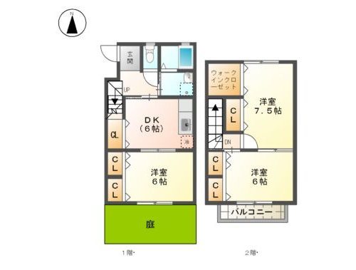 愛知県西春日井郡豊山町豊場中之町 間取り