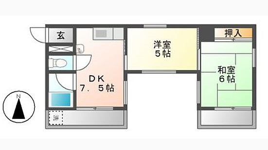 愛知県名古屋市千種区豊年町 間取り
