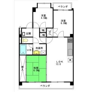 愛知県名古屋市西区清里町 間取り