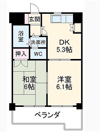 愛知県名古屋市千種区今池５丁目 間取り