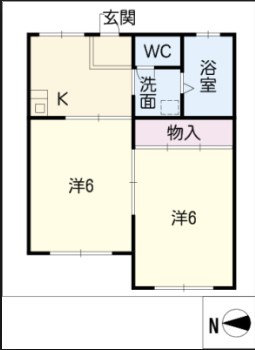 愛知県名古屋市南区観音町８丁目 間取り
