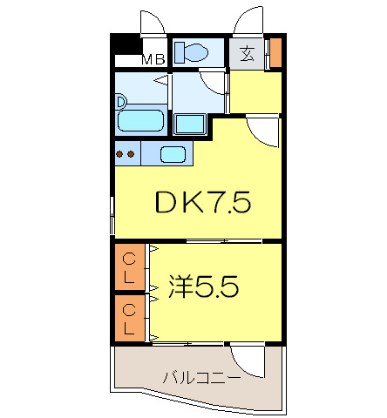 愛知県名古屋市中区丸の内１丁目 間取り