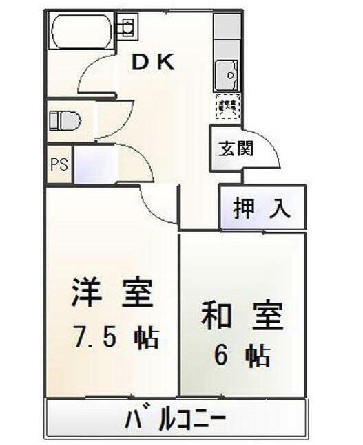 愛知県名古屋市中村区長筬町１丁目 間取り